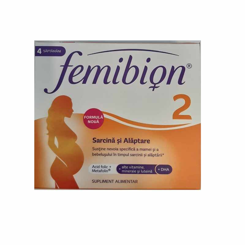 Femibion 2 sarcina si alaptare, 28 comprimate + 28 capsule, Dr.Reddys