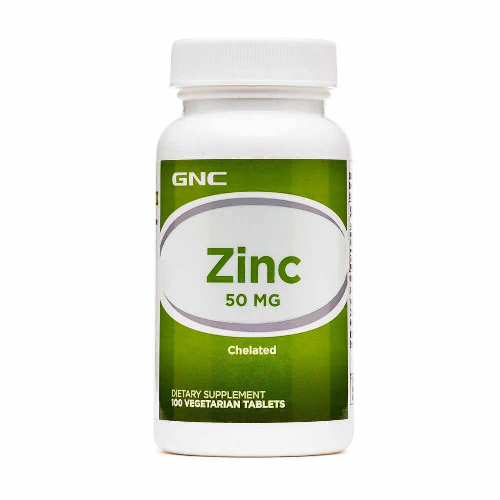 Zinc Chelat 50 mg, 100 tablete, GNC