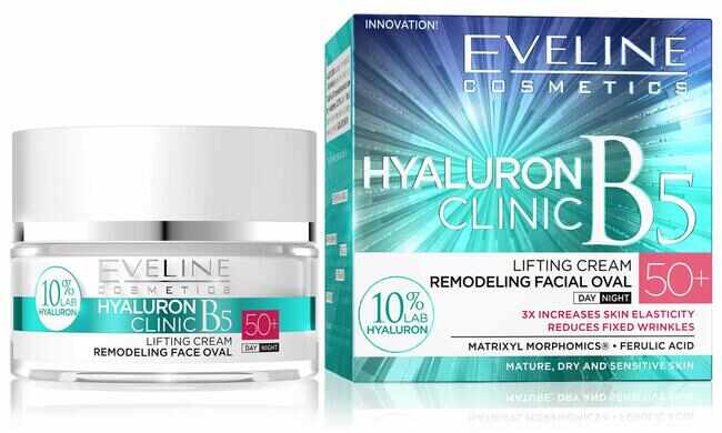 Crema de fata Hyaluron Clinic 50+, 50ml, Eveline Cosmetics