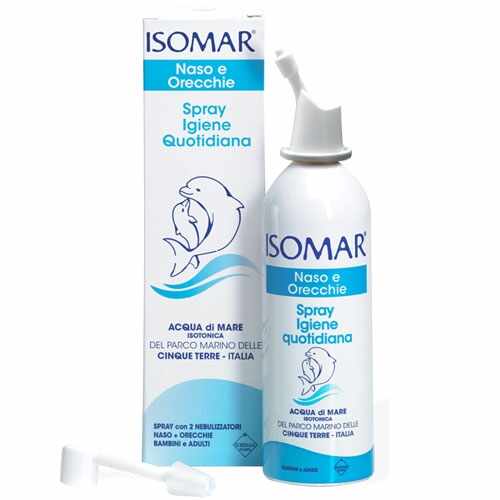 Spray Isomar cu apa de mare pentru nas si urechi, 100 ml, Euritalia