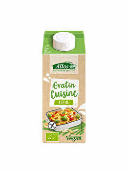 Crema vegetala pentru gratinat fara gluten Allos, 200 ml