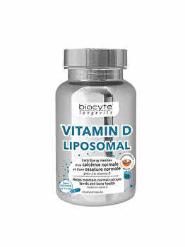Supliment alimentar Biocyte Vitamina D lipozomala, 30 capsule