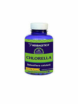 Supliment alimentar Herbagetica Chlorella 30 capsule 