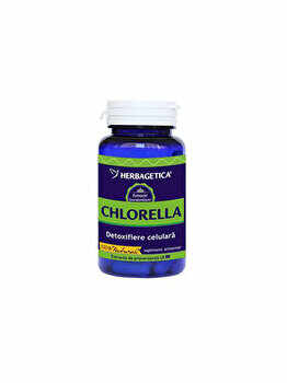 Supliment alimentar Herbagetica Chlorella 60 capsule 