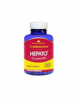 Supliment alimentar Herbagetica Hepato + Curcumin 95 60 capsule 
