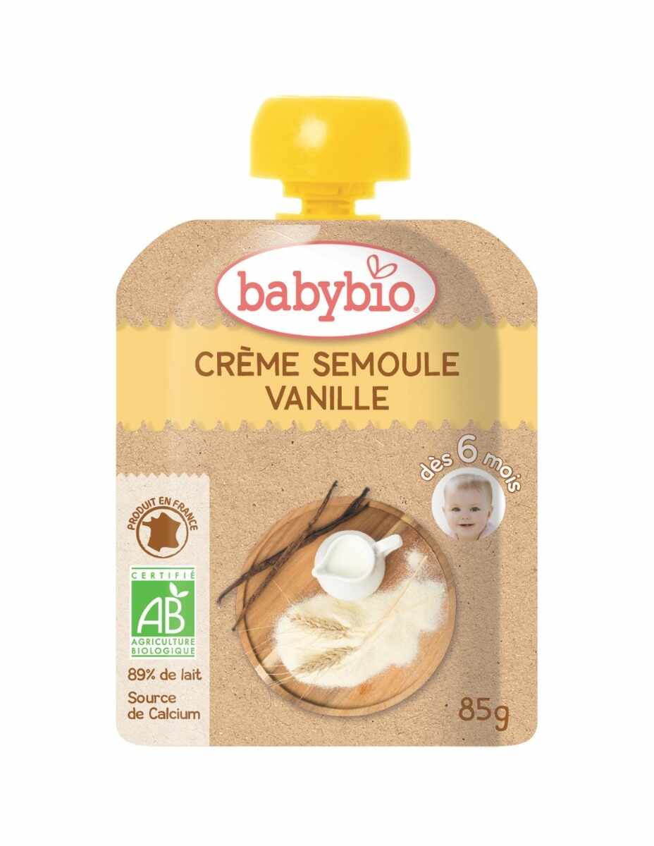 Crema de gris si vanilie Bio, 85g, BabyBio