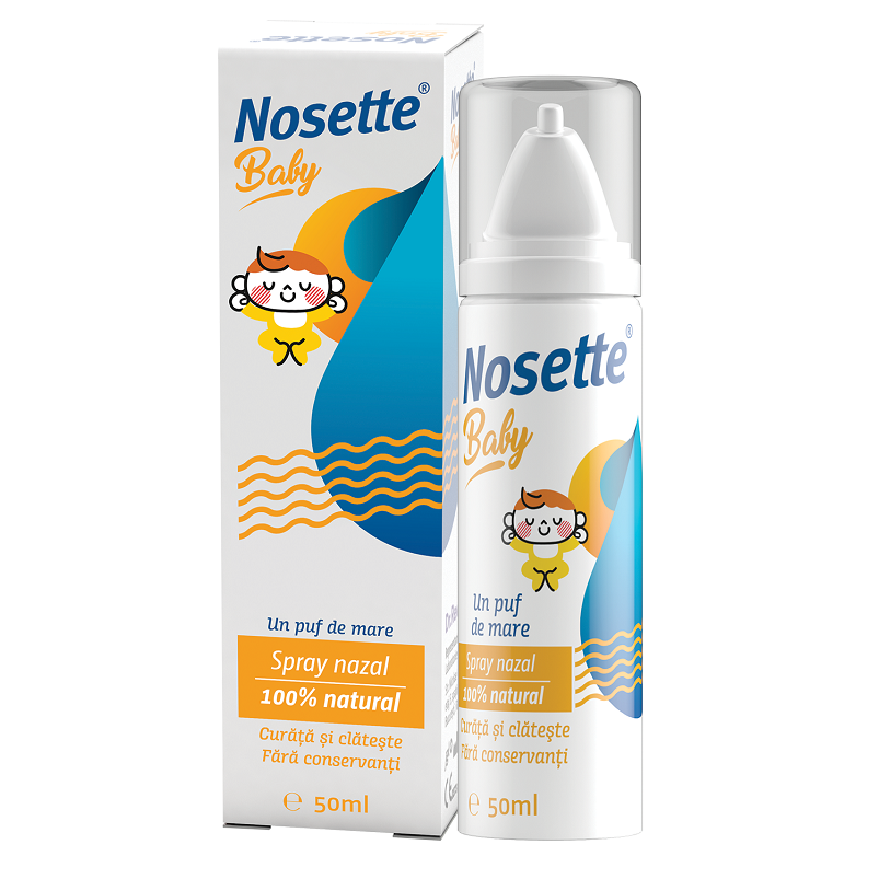 Spray nazal apa de mare izotonica Nosette Baby, 50ml, Dr. Reddys