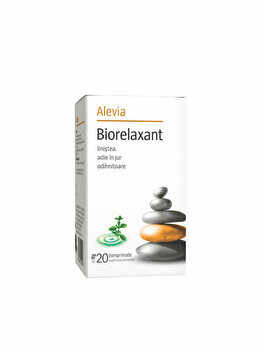 Supliment alimentar Biorelaxant Alevia, 20 comprimate