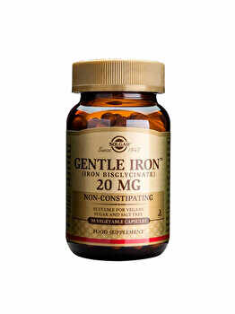 Supliment alimentar Gentle Iron 20 mg Solgar, 90 capsule 