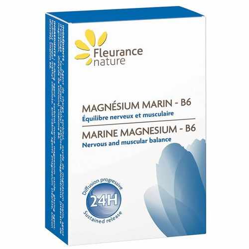 Magneziu Marin + B6, 60 comprimate | Fleurance Nature