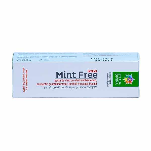 Pasta de dinti Mint Free Santoral, 50ml, Steaua Divina