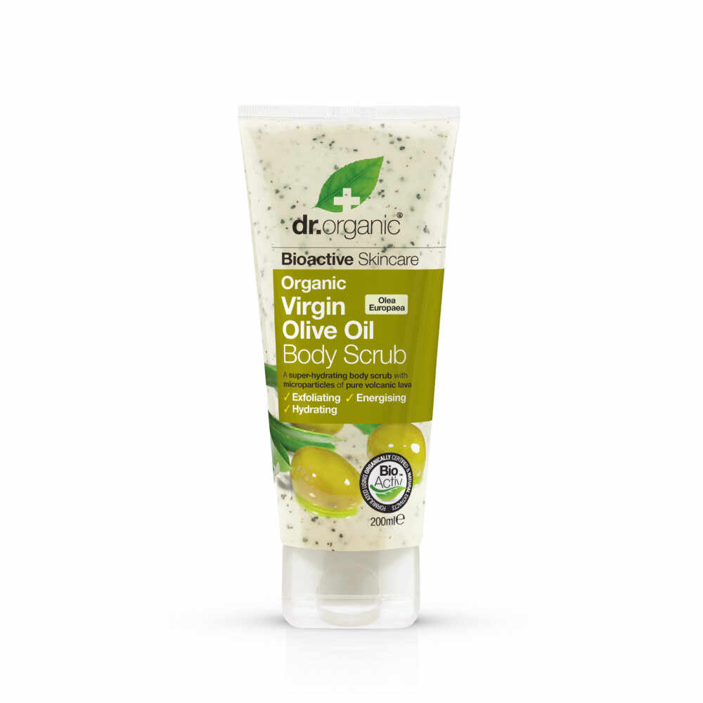 Dr.Organic Olive Oil Scrub de corp, 200ml