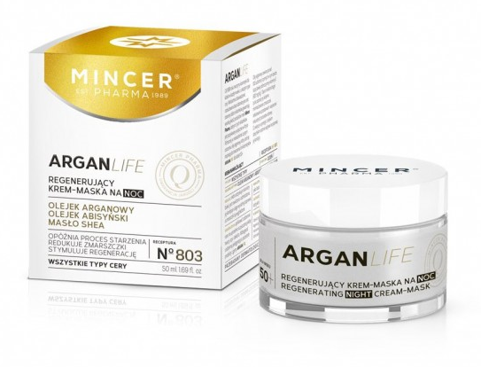 Crema de noapte regeneratoare Arganlife, 50ml, Mincer Pharma