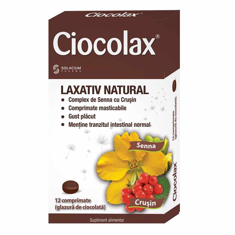 Ciocolax, 12 comprimate, Solacium