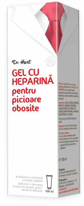 Dr.Hart Gel cu heparina, 100 ml