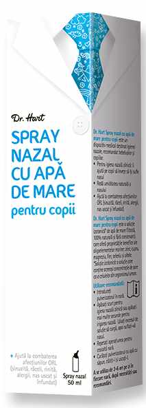 Dr.Hart Spray cu apa de mare pentru copii, 50 ml