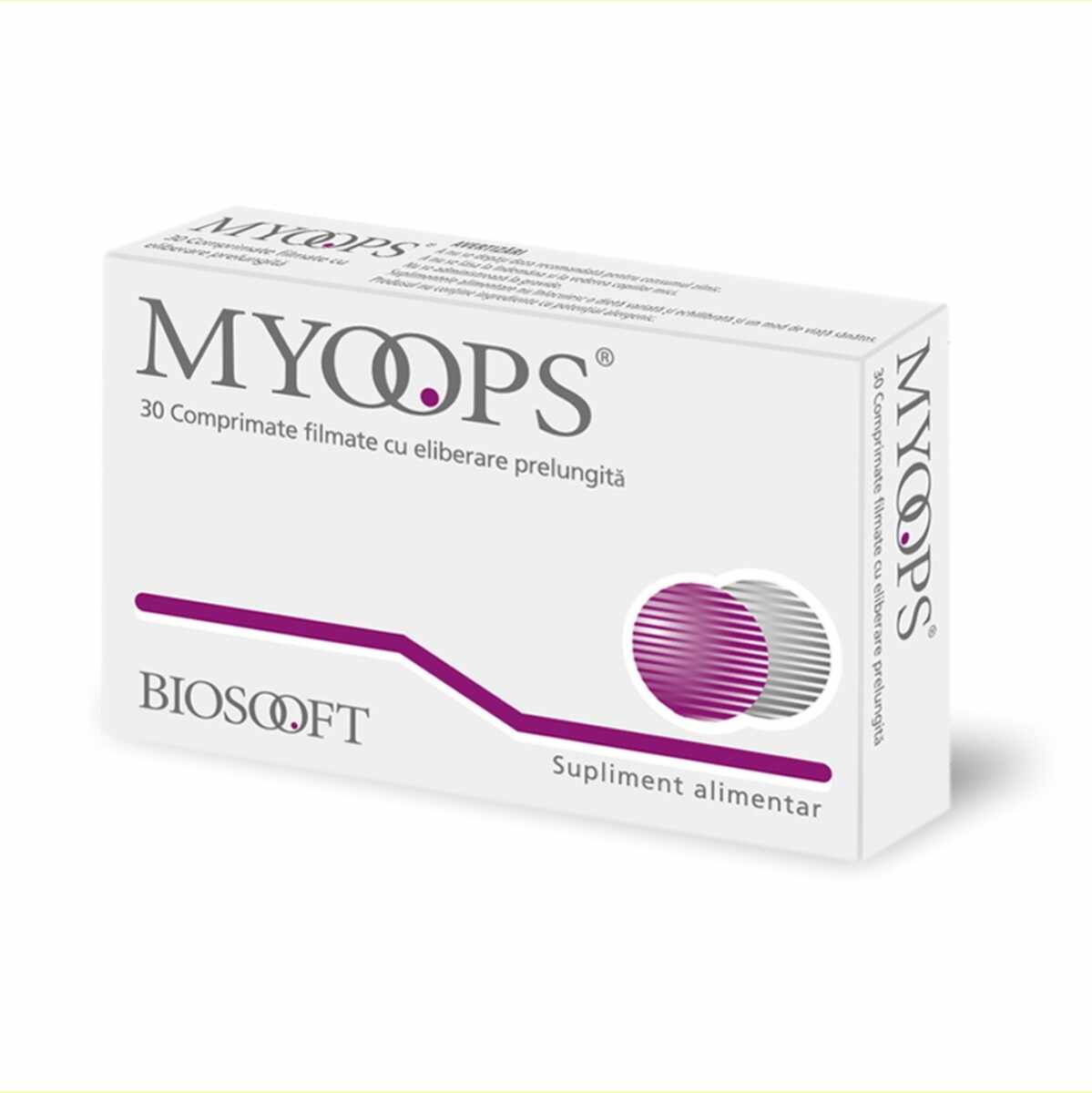 Myoops, 30 comprimate, BioSooft