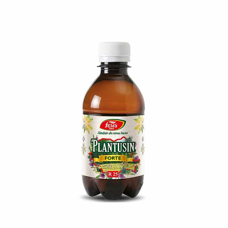 Sirop Plantusin forte, 250 ml, Fares