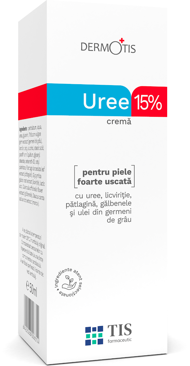 Crema cu Uree 15%, 50ml, Tis Farmaceutic