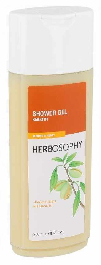 Herbosophy Gel de dus cu ulei de migdale si extract de miere, 250ml