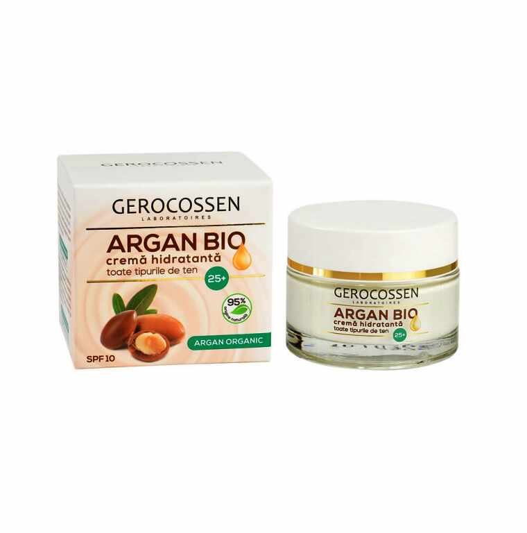 Crema hidratanta 25+ SPF 10 Argan BIO Gerocossen - 50 ml