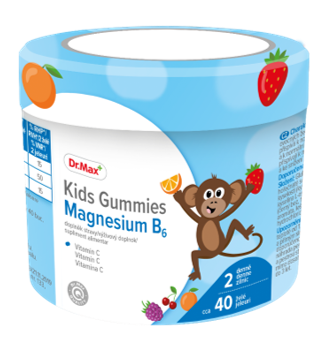 Dr.Max Gummies magnesium B6 pentru copii, 40 jeleuri