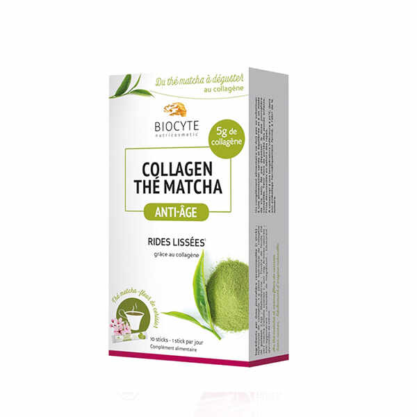 Colagen si matcha Biocyte (10 plicuri) - 60 g