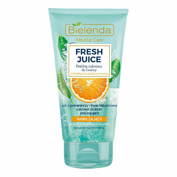 Scrub hidratant de zahar cu portocale - Bielenda - 150 g