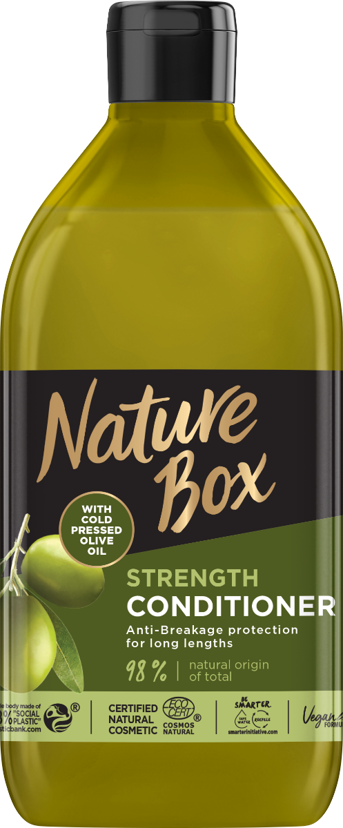 Balsam cu ulei de masline 100% presat la rece, 385ml, Nature Box