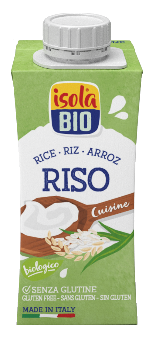 Crema din orez pentru gatit, 200ml, Isola Bio