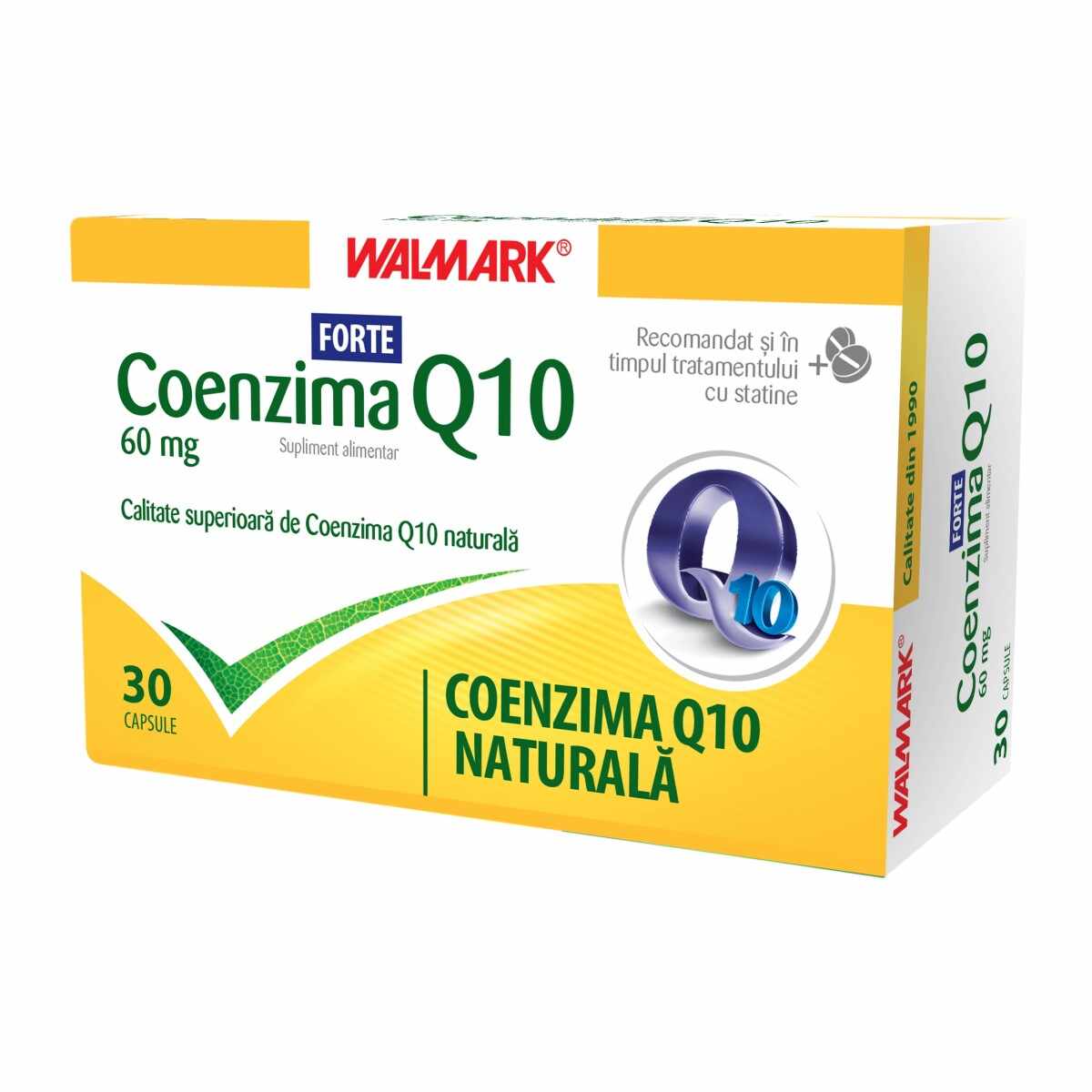 Coenzima Q10 Forte 60mg, 30 comprimate, Walmark