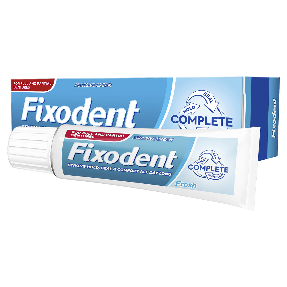 Crema adeziva pentru proteza dentara Complete Fresh, 47 g, Fixodent
