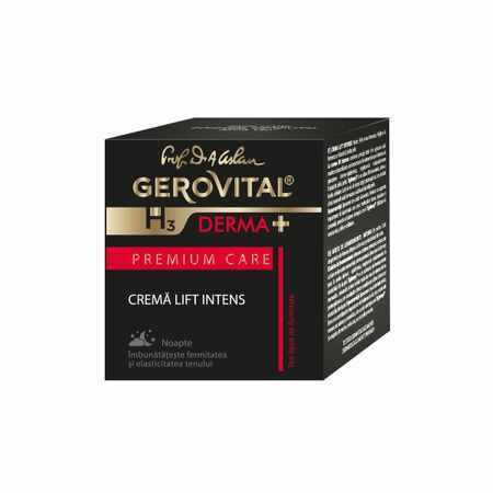 Crema lift intens GH3 Derma+ Premium Care, 50ml, Gerovital