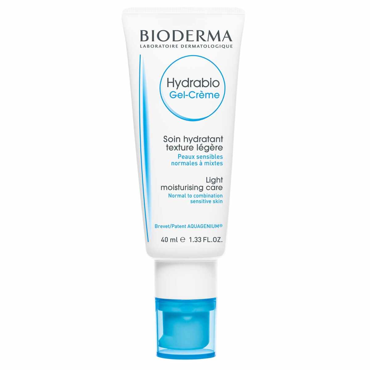 Gel-crema hidratant Hydrabio, 40ml, Bioderma