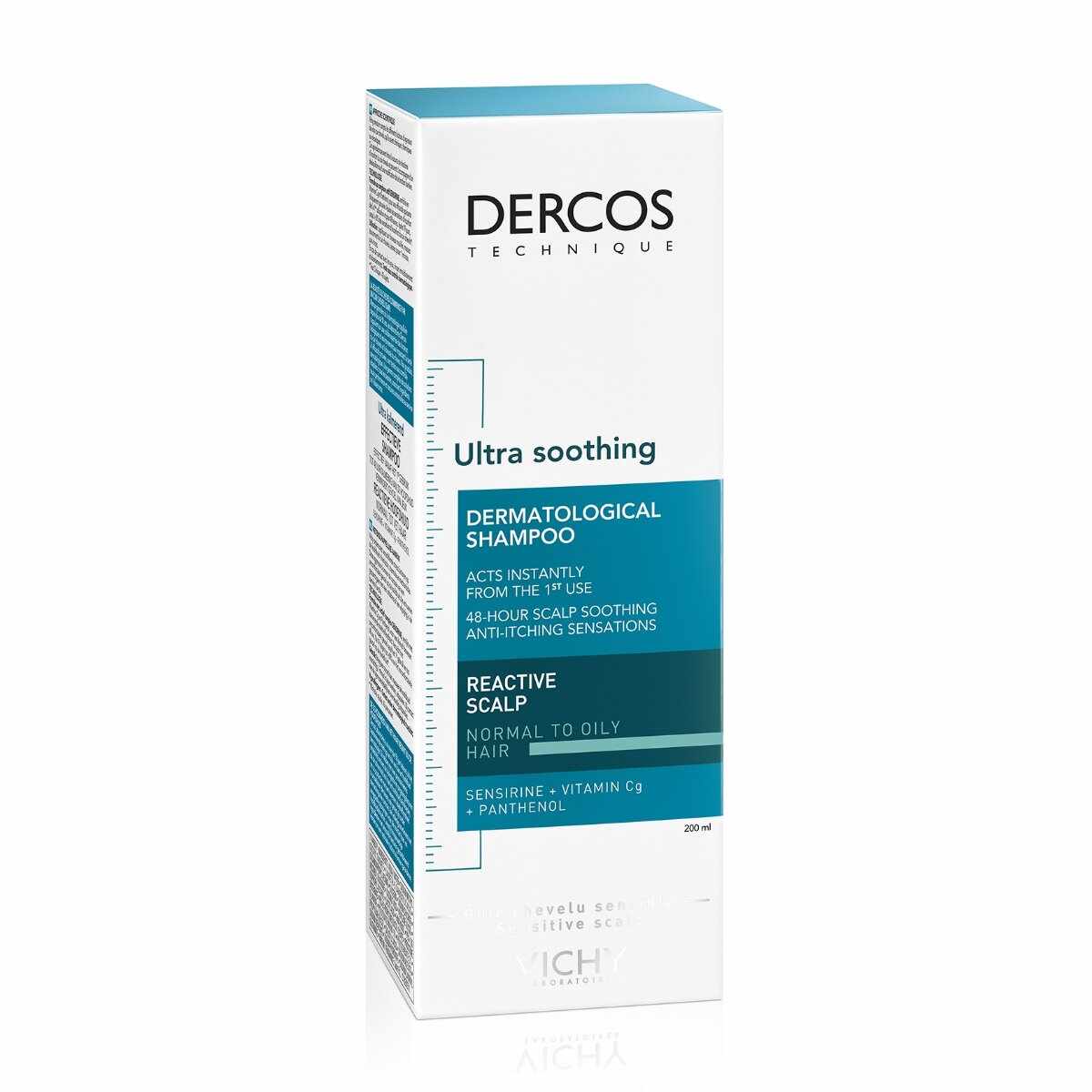 Sampon ultra calmant pentru scalp sensibil Dercos, 200 ml, Vichy