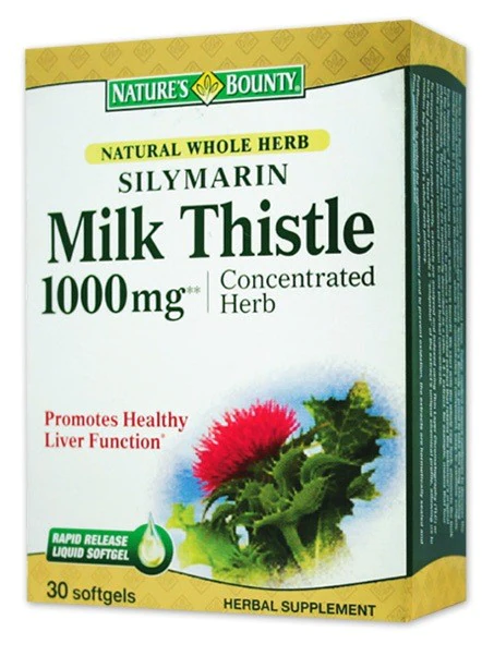 Silymarin Milk Thistle 1000mg, 30 capsule, Walmark