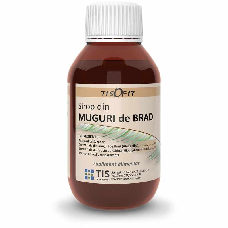 Sirop din muguri de brad Tisofit, 150 ml, Tis Farmaceutic