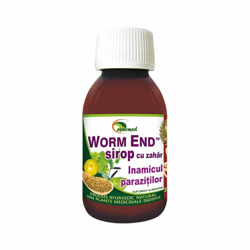 Sirop Worm End, 100 ml, Ayurmed