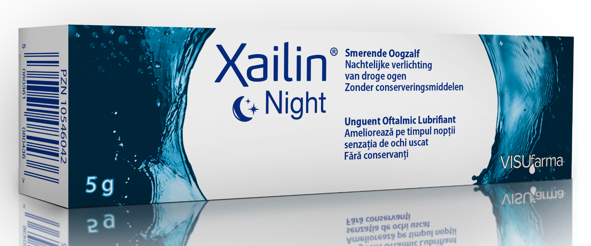 Unguent oftalmic lubrifiant Xailin Night, 5 g, Visufarma