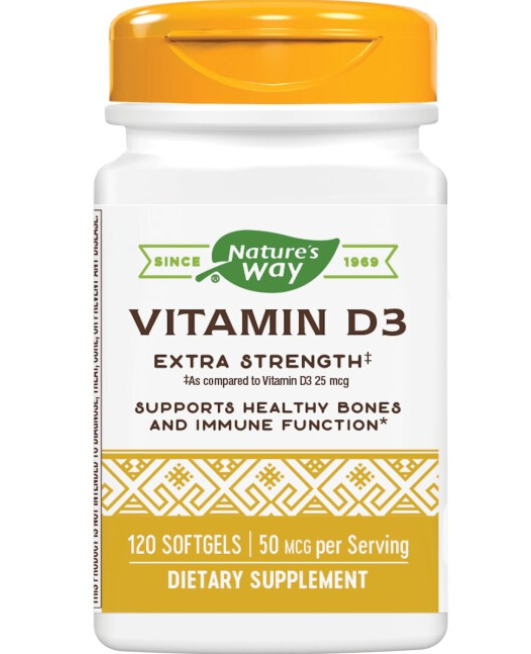 Vitamina D3, pentru adulti 120 capsule, Secom