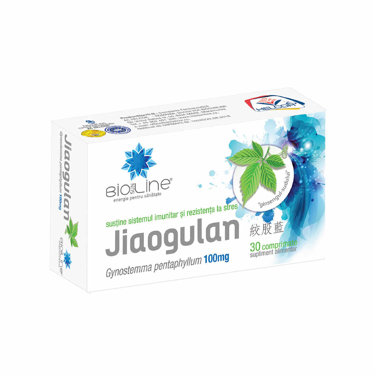 Jiaogulan, 30 comprimate, BioSunLine