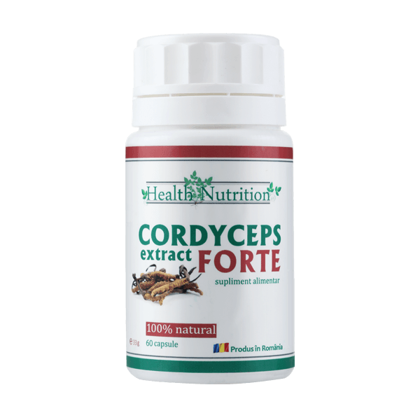 Cordyceps Extract Forte 100% natural, 60 capsule, Health Nutrition