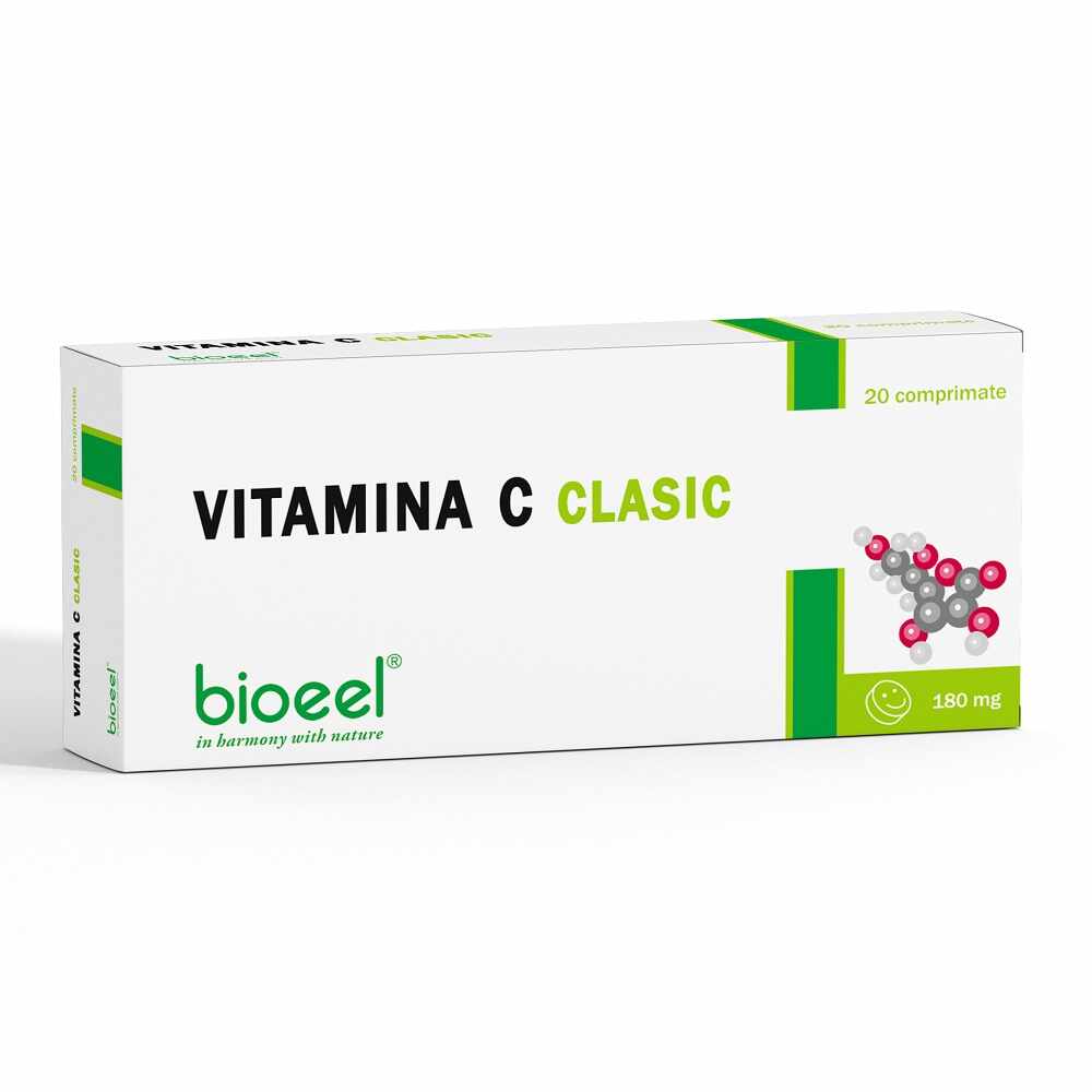 Vitamina C Clasic 180mg, 20 comprimate, Bioeel