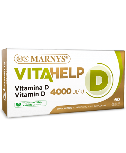 Vitamina D Vitahelp 100mcg 4000UI, 60 capsule, Marnys