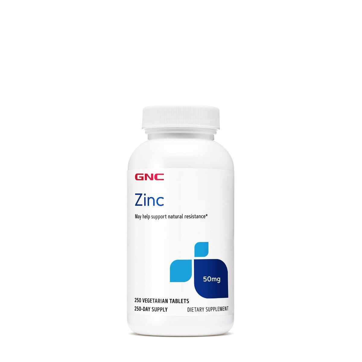 Zinc 50mg, 250 tablete, GNC