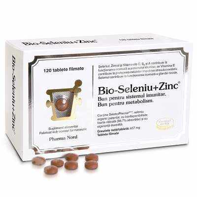 Bio-Seleniu + Zinc, 120 comprimate, Pharma Nord