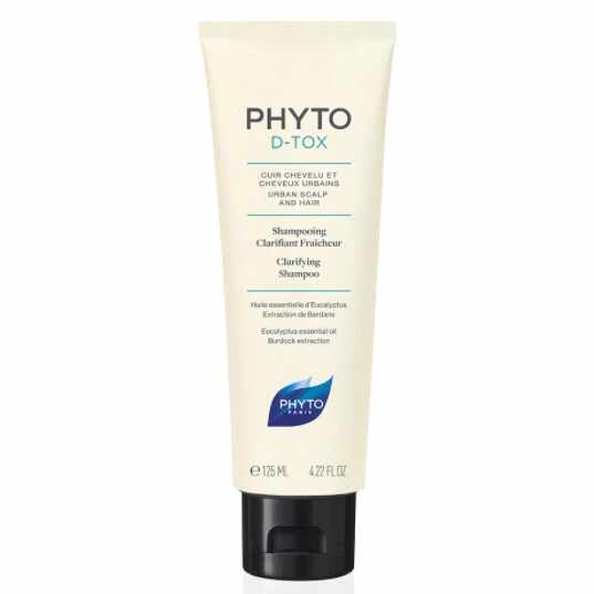 Sampon detoxifiant Phytodetox pentru par si scalp, 125ml, Phyto
