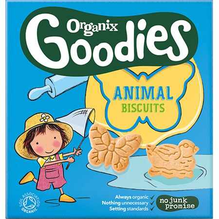 Biscuiti organici Animalute, incepand de la 12 luni, 100g, Organix Goodies