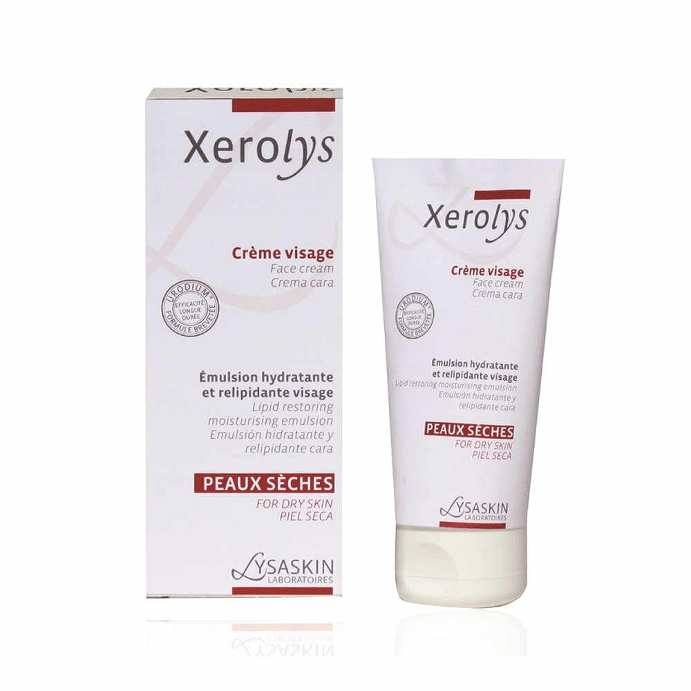 Crema hidratanta și relipidifianta pentru fata Xerolys, 50 ml, Lysaskin
