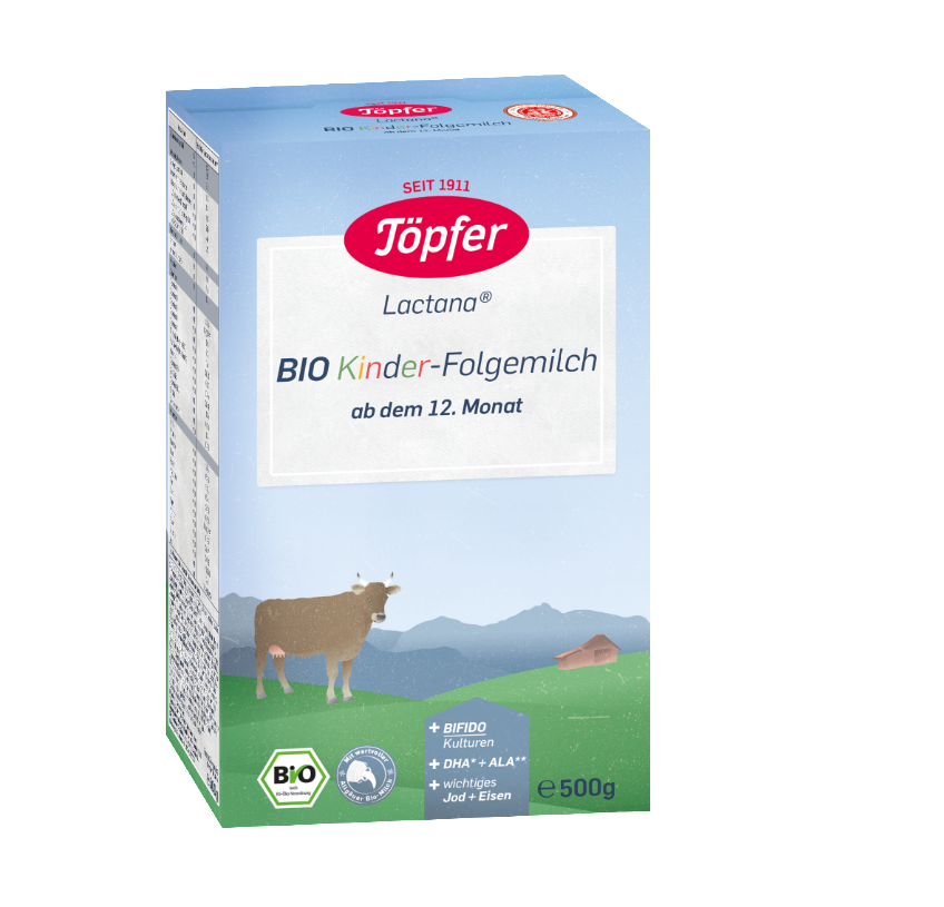 Lapte praf Bio Kinder Organic de la 12 luni, 500g, Topfer